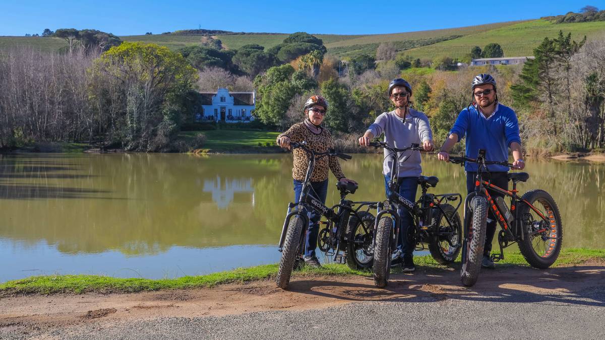 Excursión de un día en bicicleta eléctrica por Stellenbosch Winelands