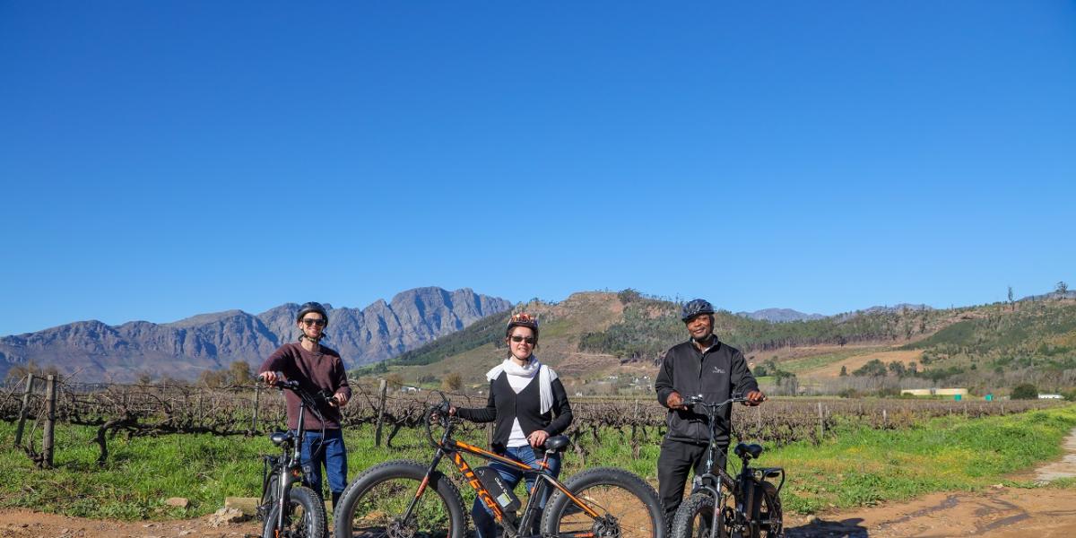 E-Bike Vuelta a Cape Winelands Medio Día